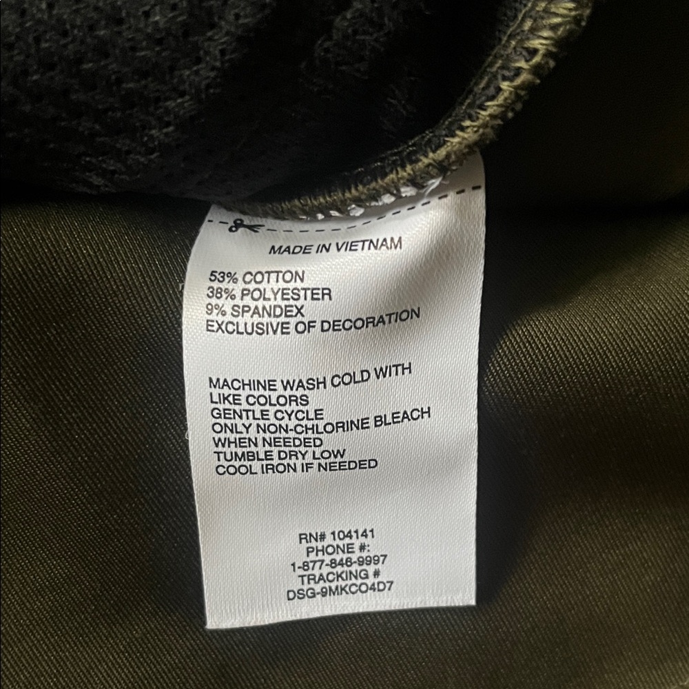 NWOT Boys DSG Olive Green Full Zip Hoodie | XL (18) - Picture 6 of 6
